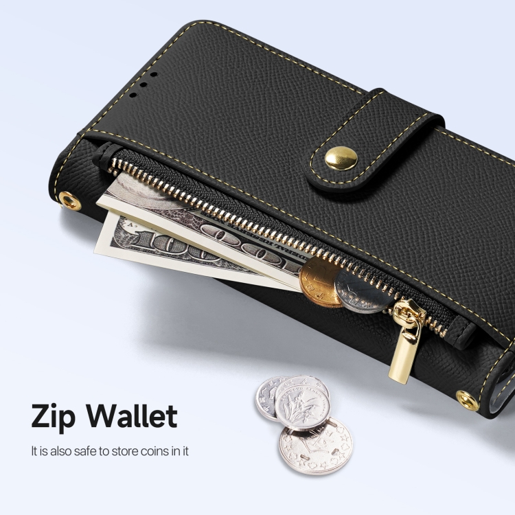 For iPhone 15 DUX DUCIS Lawa Series 2 in 1 Wallet Zipper Detachable MagSafe Phone Case with Lanyard(Black) For iPhone 15 DUX DUCIS Lawa Series 2 in 1 Wallet Zipper Detachable MagSafe Phone Case with Lanyard(Black)