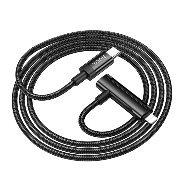 hoco U135 USB-C / Type-C to 8 Pin, USB-C / Type-C Incredible 2 in 1 Charging Data Cable, Length:1m(Black) hoco U135 USB-C / Type-C to 8 Pin, USB-C / Type-C Incredible 2 in 1 Charging Data Cable, Length:1m(Black)