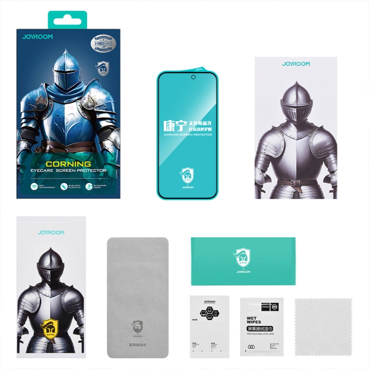 For iPhone 16 / 15 JOYROOM Corning Colourless Eyecare Screen Protector(Transparent) For iPhone 16 / 15 JOYROOM Corning Colourless Eyecare Screen Protector(Transparent)