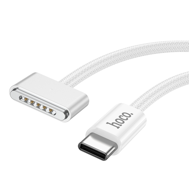hoco X103 Type-C to MagSafe3 140W Magnetic Charging Cable, Length:2m(White) hoco X103 Type-C to MagSafe3 140W Magnetic Charging Cable, Length:2m(White)