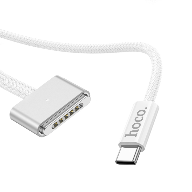 hoco X103 Type-C to MagSafe3 140W Magnetic Charging Cable, Length:2m(White) hoco X103 Type-C to MagSafe3 140W Magnetic Charging Cable, Length:2m(White)