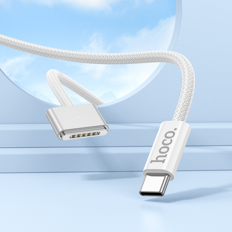 hoco X103 Type-C to MagSafe3 140W Magnetic Charging Cable, Length:2m(White) hoco X103 Type-C to MagSafe3 140W Magnetic Charging Cable, Length:2m(White)