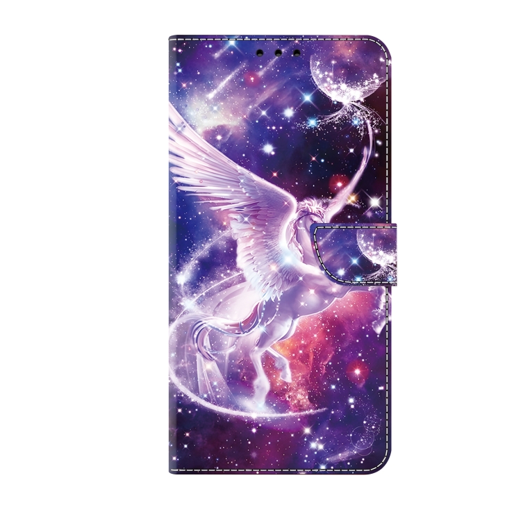 For iPhone 16 Plus Crystal Painted Leather Phone case(Unicorn) For iPhone 16 Plus Crystal Painted Leather Phone case(Unicorn)
