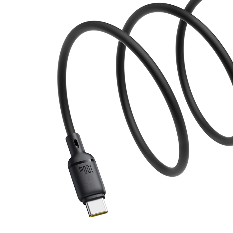 Baseus Silky Series 1m 100W USB-C / Type-C to Type-C Fast Charging Cable(Black) - 2