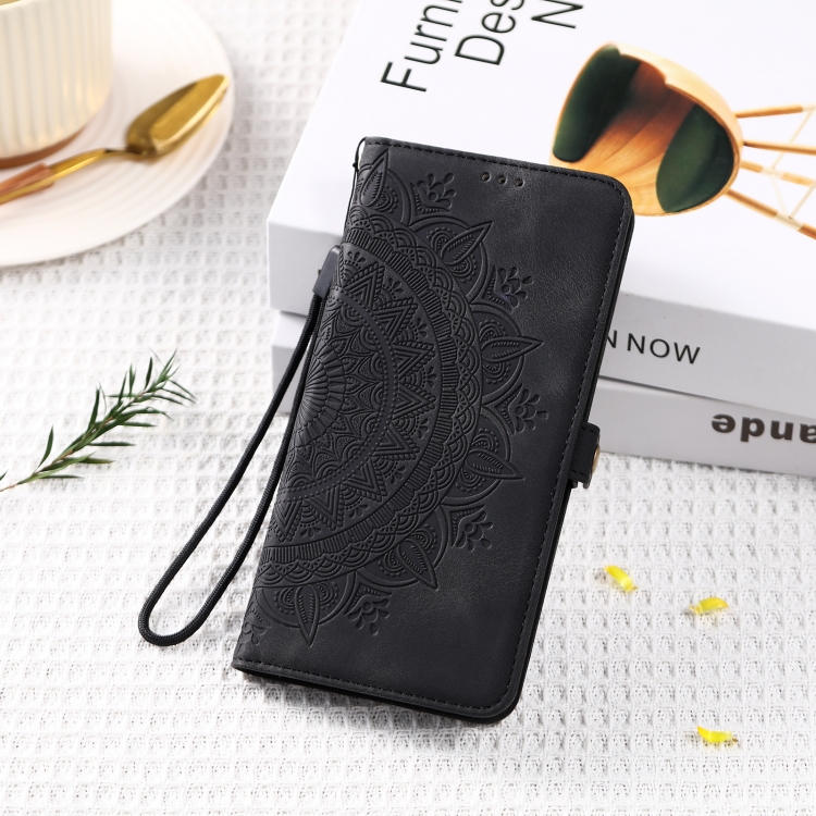 For Samsung Galaxy S23 FE 5G Skin Feel Totem Embossed Leather Phone Case(Black) For Samsung Galaxy S23 FE 5G Skin Feel Totem Embossed Leather Phone Case(Black)