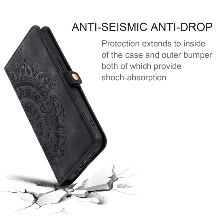 For Samsung Galaxy S23+ 5G Skin Feel Totem Embossed Leather Phone Case(Black) For Samsung Galaxy S23+ 5G Skin Feel Totem Embossed Leather Phone Case(Black)