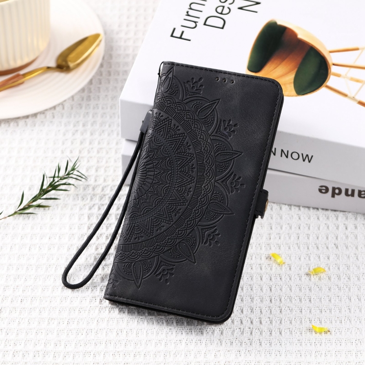 For Samsung Galaxy S23+ 5G Skin Feel Totem Embossed Leather Phone Case(Black) For Samsung Galaxy S23+ 5G Skin Feel Totem Embossed Leather Phone Case(Black)