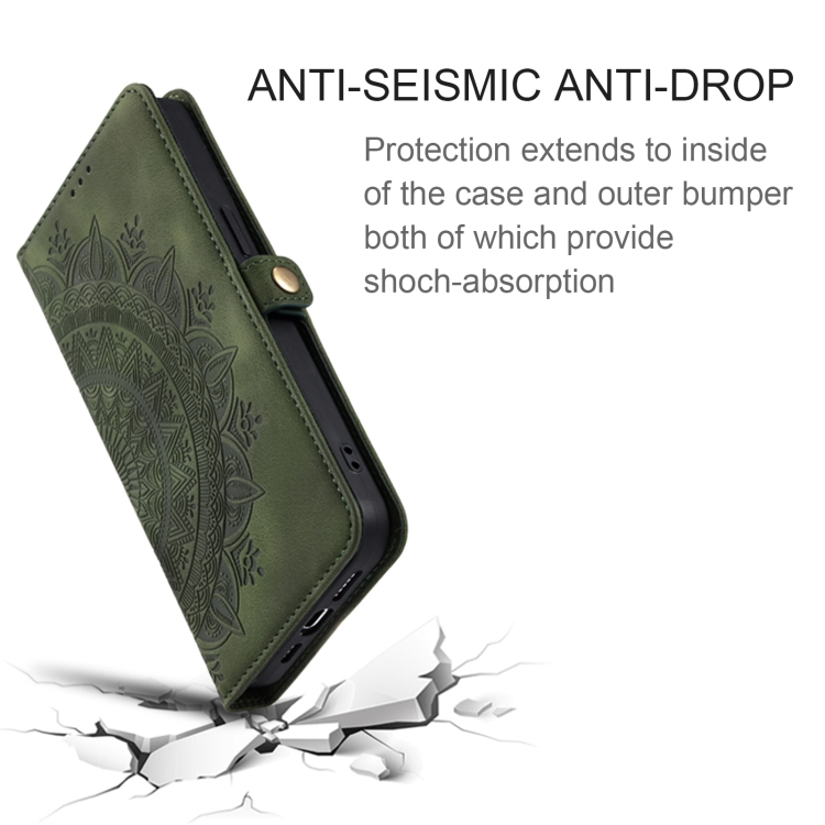 For Samsung Galaxy S22 Ultra 5G Skin Feel Totem Embossed Leather Phone Case(Deep Green) For Samsung Galaxy S22 Ultra 5G Skin Feel Totem Embossed Leather Phone Case(Deep Green)