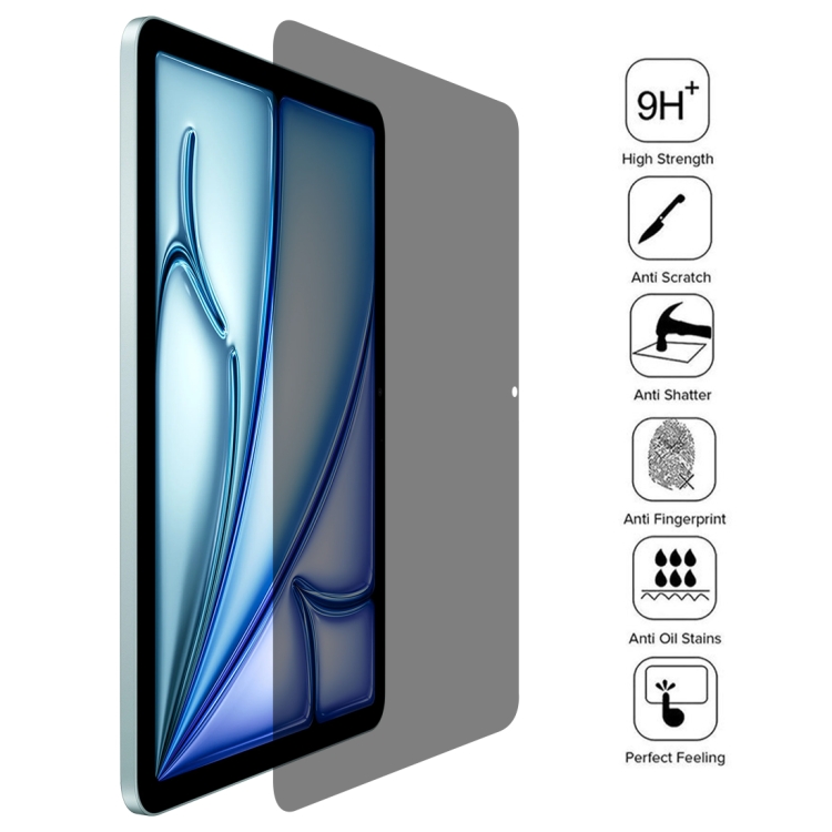 For iPad Air 13 2024 0.33mm 9H 2.5D Privacy Anti-glare Explosion-proof Tempered Glass Film For iPad Air 13 2024 0.33mm 9H 2.5D Privacy Anti-glare Explosion-proof Tempered Glass Film