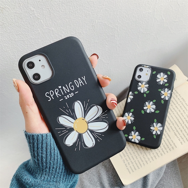 For iPhone 11 Pro Max Cartoon Pattern Frosted TPU Protective Case(Daisy) For iPhone 11 Pro Max Cartoon Pattern Frosted TPU Protective Case(Daisy)