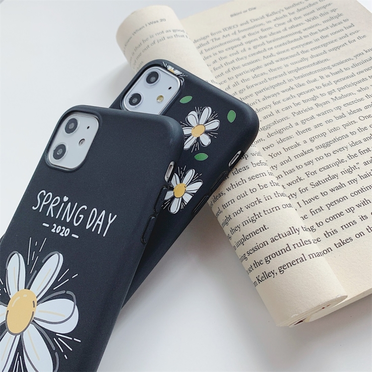 For iPhone 11 Pro Max Cartoon Pattern Frosted TPU Protective Case(Daisy) For iPhone 11 Pro Max Cartoon Pattern Frosted TPU Protective Case(Daisy)