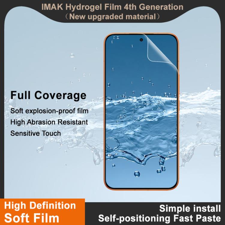 For Redmi Turbo 5 Max/Poco X8 Pro Max 5G imak 4th Generation  Full Coverage Screen Hydrogel Film Protector