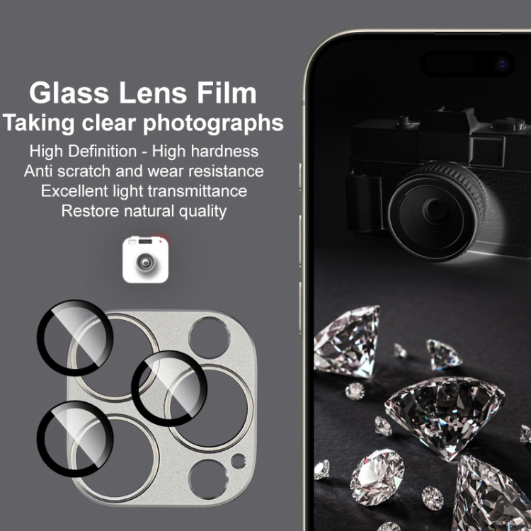 For iPhone 16 Pro / 16 Pro Max IMAK Metal Armor Premium Camera Protector Film(Black) For iPhone 16 Pro / 16 Pro Max IMAK Metal Armor Premium Camera Protector Film(Black)