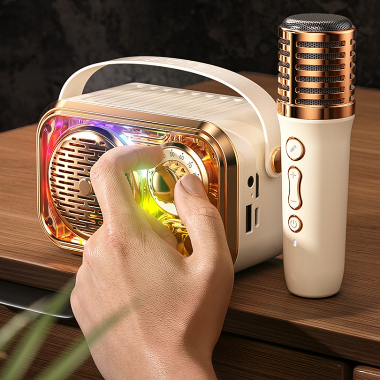 WK WD-03 Honey Portable Mini Bluetooth Speaker with RGB Light(Black)