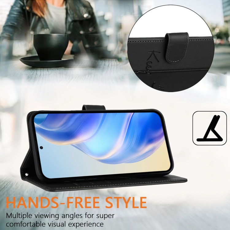 For Samsung Galaxy S24 Ultra 5G Smile Embossing RFID Leather Phone Case(Black) For Samsung Galaxy S24 Ultra 5G Smile Embossing RFID Leather Phone Case(Black)