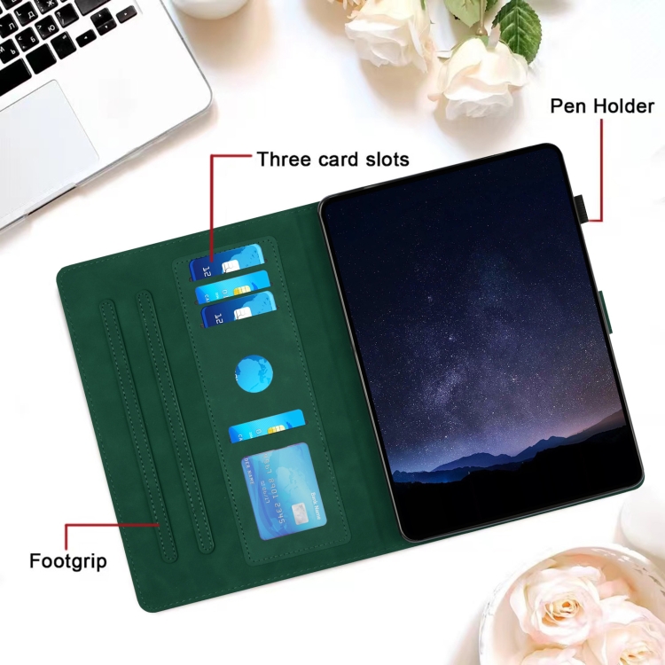 For iPad Pro 9.7 / 9.7 2018 / 2017 Honeycomb Embossed Leather Smart Tablet Case(Green) For iPad Pro 9.7 / 9.7 2018 / 2017 Honeycomb Embossed Leather Smart Tablet Case(Green)