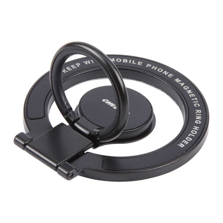 CPS-052 Magnetic Folding Phone Ring Holder(Black) CPS-052 Magnetic Folding Phone Ring Holder(Black)
