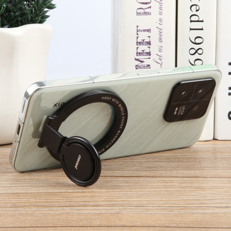 CPS-052 Magnetic Folding Phone Ring Holder(Black) CPS-052 Magnetic Folding Phone Ring Holder(Black)