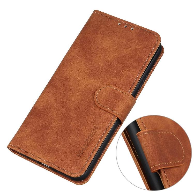 For Redmi K80 / K80 Pro KHAZNEH Retro Texture Flip Leather Phone Case(Brown)