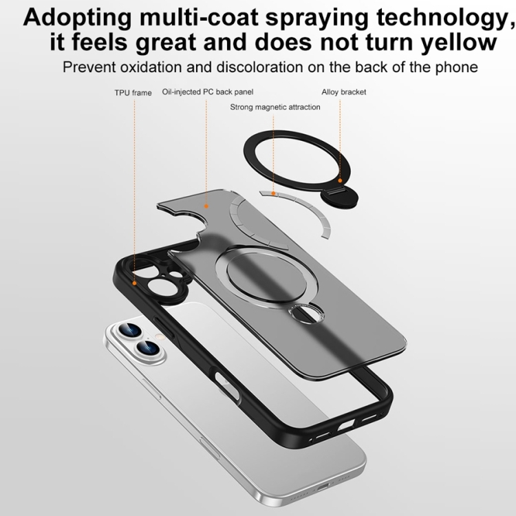 SURPHY Funda Para IPhone 16 Pro AX Case Con Soporte, Copatible Con