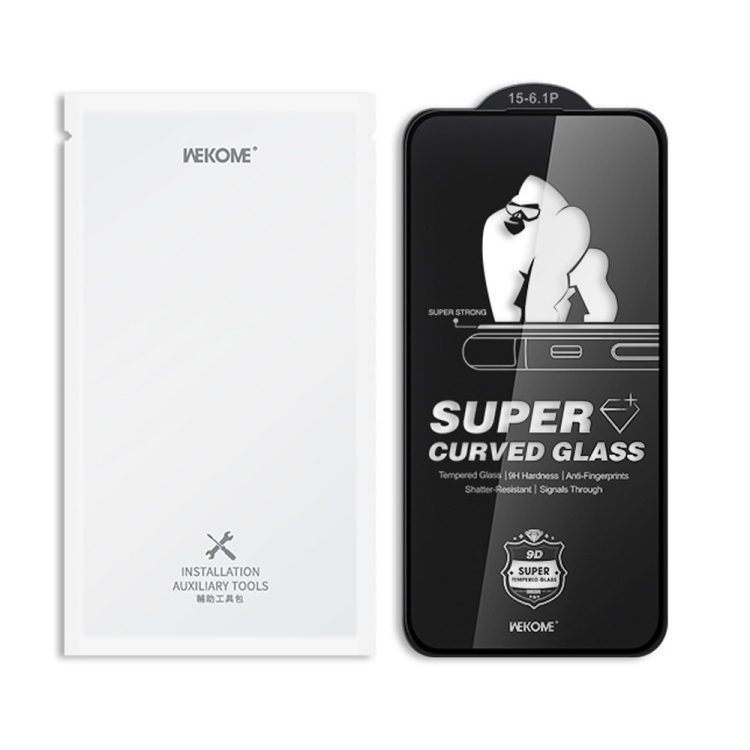 For iPhone 16 Pro Max WK WTP-091 King Kong 6D Curved HD Tempered Glass Film For iPhone 16 Pro Max WK WTP-091 King Kong 6D Curved HD Tempered Glass Film