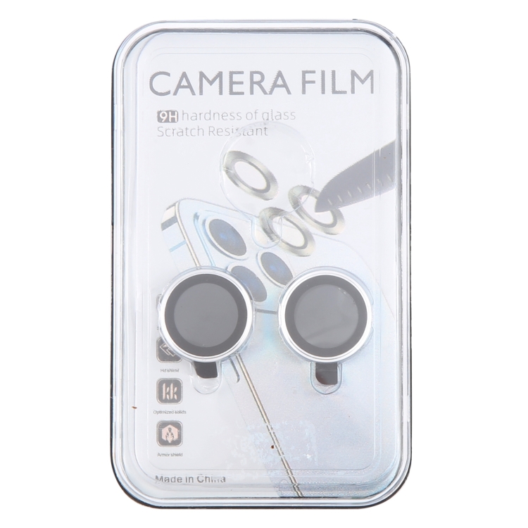 For iPhone 16 Plus / 16 Metal Tempered Glass Back Camera Film(Silver) For iPhone 16 Plus / 16 Metal Tempered Glass Back Camera Film(Silver)