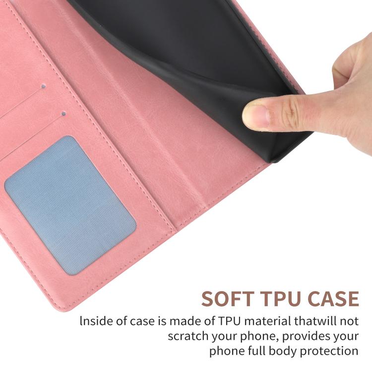 For Redmi A5 4G 171.7mm / Poco C71 Y-shaped Pattern Flip Leather Phone Case(Pink)