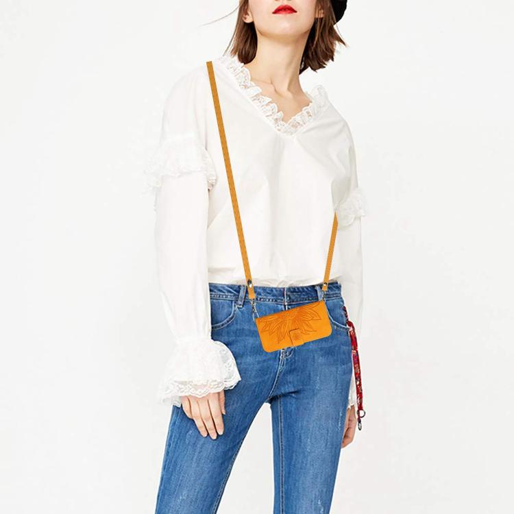 For Xiaomi 15 Ultra Skin Feel Sun Flower Embossed Flip Leather Phone Case with Lanyard(Yellow)