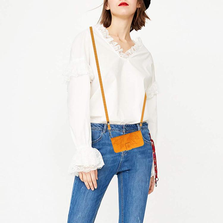 For Xiaomi 15T Skin Feel Sun Flower Embossed Flip Leather Phone Case with Lanyard(Yellow)