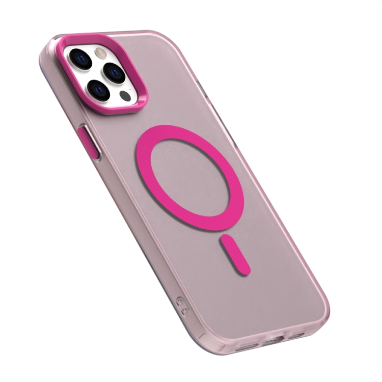 For iPhone 12 Pro Candy Magsafe PC Hybrid TPU Phone Case(Red)