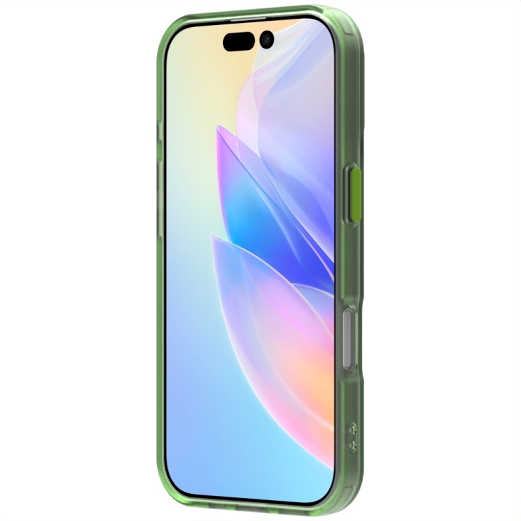 For iPhone 16 Pro Candy PC Hybrid TPU Shockproof Phone Case(Green) For iPhone 16 Pro Candy PC Hybrid TPU Shockproof Phone Case(Green)