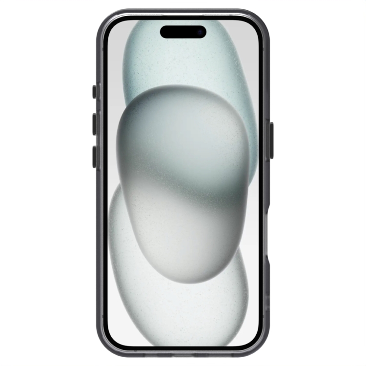 For iPhone 16 Plus Candy PC Hybrid TPU Shockproof Phone Case(Black) For iPhone 16 Plus Candy PC Hybrid TPU Shockproof Phone Case(Black)