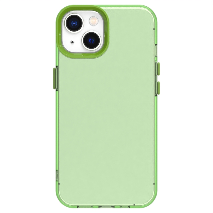 For iPhone 14 Plus Candy PC Hybrid TPU Shockproof Phone Case(Green) For iPhone 14 Plus Candy PC Hybrid TPU Shockproof Phone Case(Green)