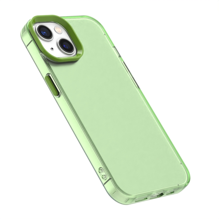 For iPhone 14 Plus Candy PC Hybrid TPU Shockproof Phone Case(Green) For iPhone 14 Plus Candy PC Hybrid TPU Shockproof Phone Case(Green)