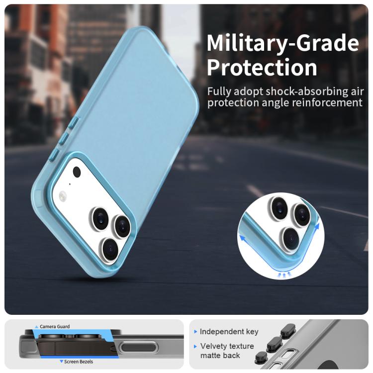 For iPhone 17 Pro Candy PC Hybrid TPU Shockproof Phone Case