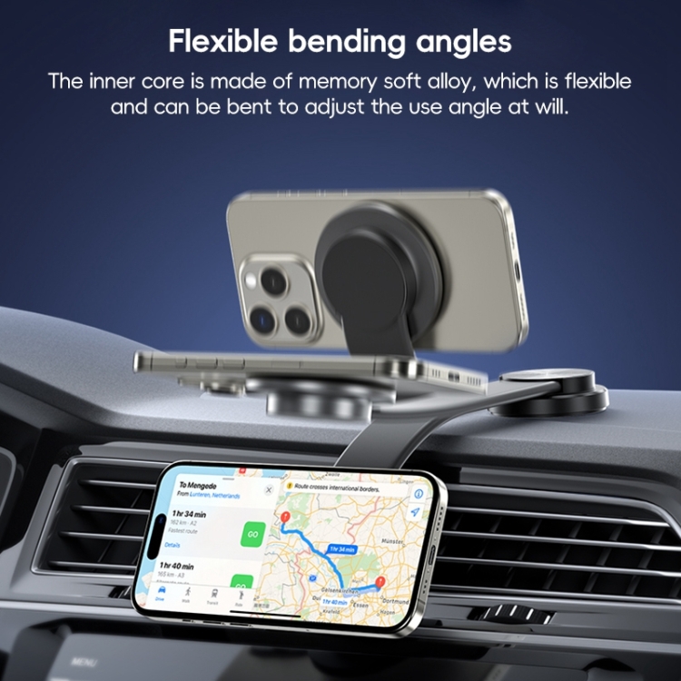 WEKOME WA-S62 K-Captain Maglev Folding Car Holder(Black) WEKOME WA-S62 K-Captain Maglev Folding Car Holder(Black)