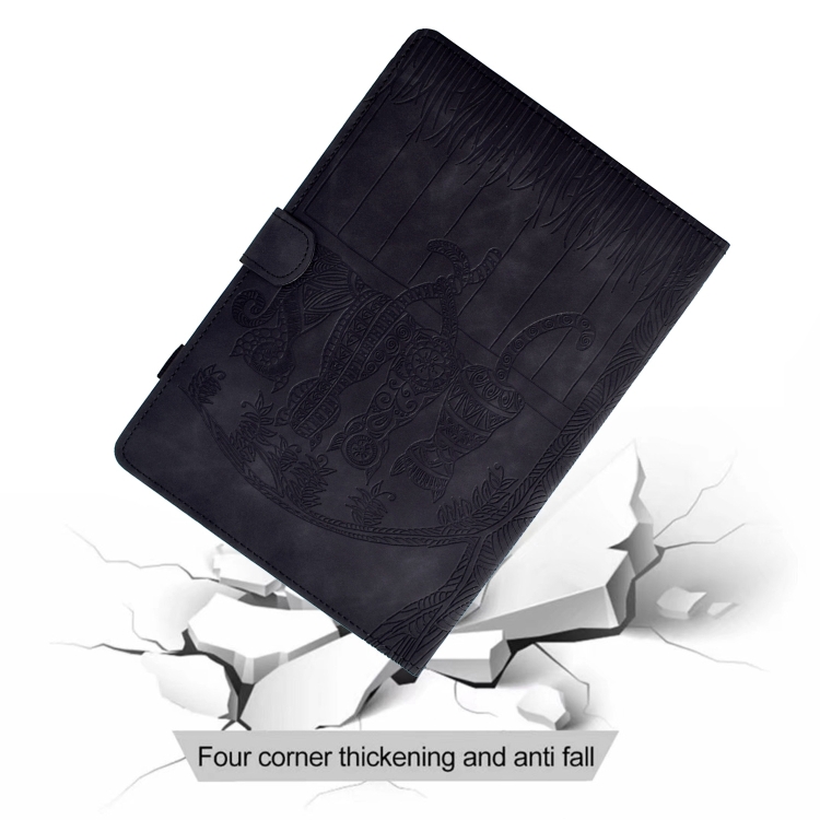 For iPad 10th Gen 10.9 2022 Cats Embossed Leather Smart Tablet Case(Black) For iPad 10th Gen 10.9 2022 Cats Embossed Leather Smart Tablet Case(Black)