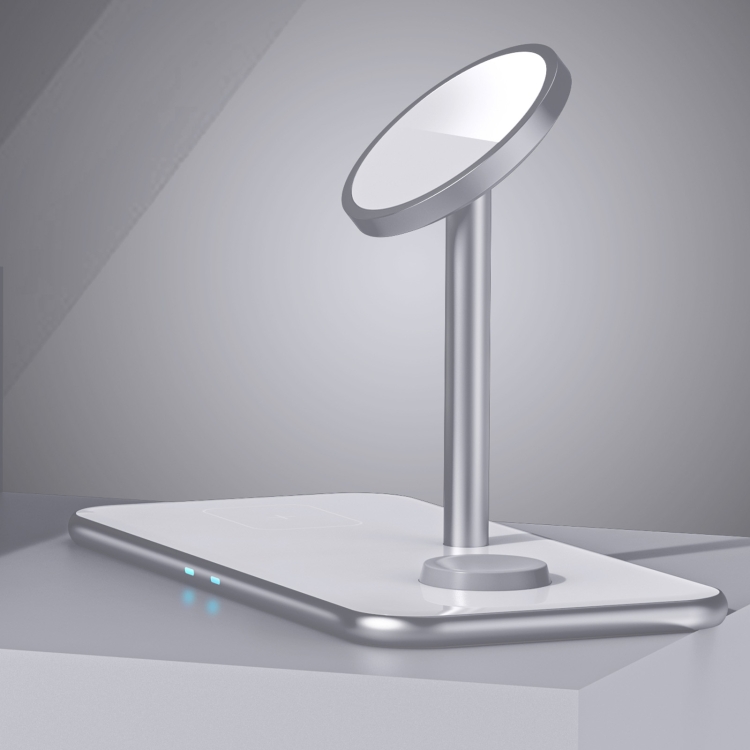 SW12 3 in 1 Metal Magnetic Wireless Charger(White) SW12 3 in 1 Metal Magnetic Wireless Charger(White)