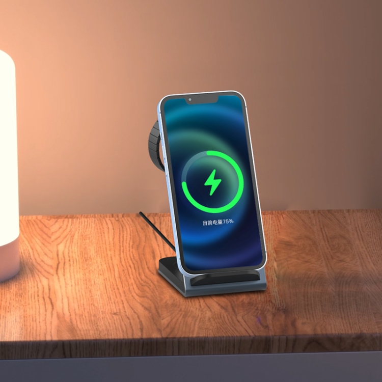 SW17 3 in 1 Metal Vertical Wireless Charger(Tarnish) SW17 3 in 1 Metal Vertical Wireless Charger(Tarnish)