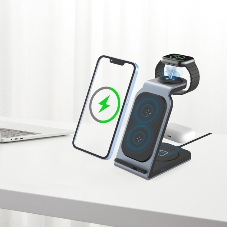 SW17 3 in 1 Metal Vertical Wireless Charger(Tarnish) SW17 3 in 1 Metal Vertical Wireless Charger(Tarnish)