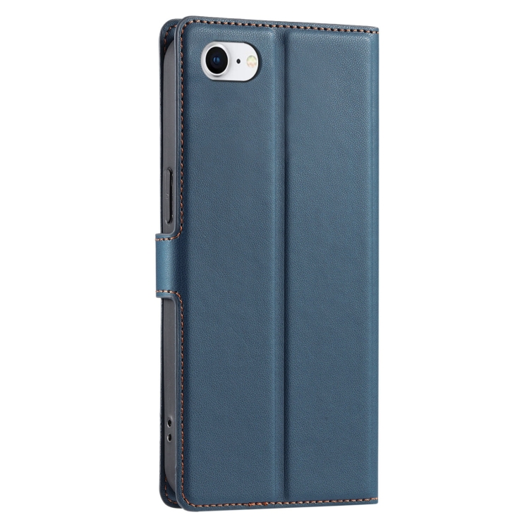 For iPhone 7 / 8 / SE 2022 Voltage Ultra-thin Dot Leather Phone Case(Blue) For iPhone 7 / 8 / SE 2022 Voltage Ultra-thin Dot Leather Phone Case(Blue)