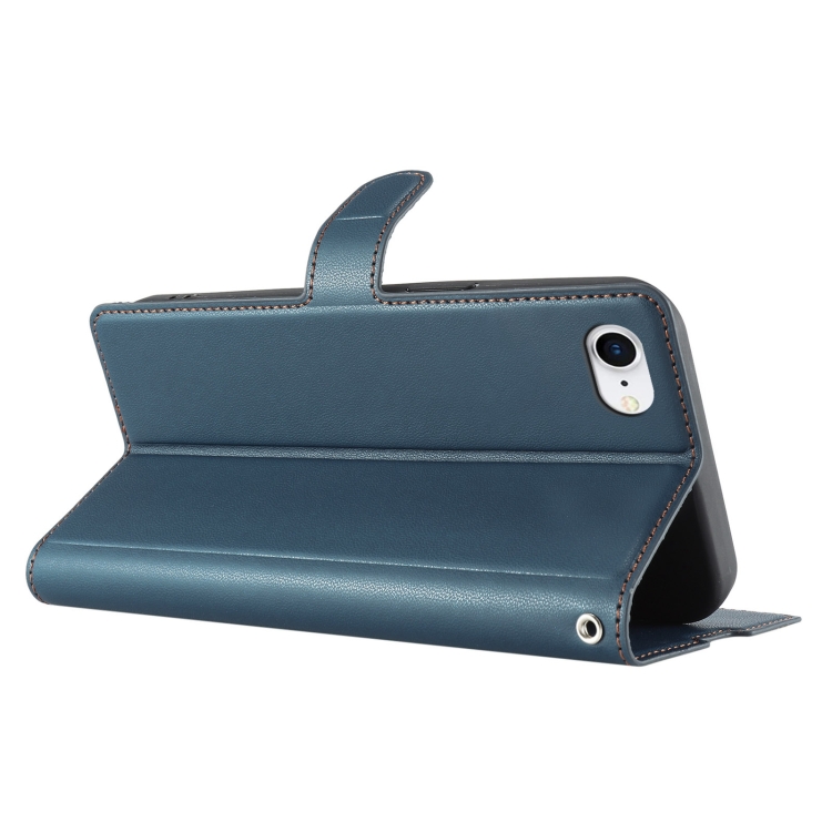 For iPhone 7 / 8 / SE 2022 Voltage Ultra-thin Dot Leather Phone Case(Blue) For iPhone 7 / 8 / SE 2022 Voltage Ultra-thin Dot Leather Phone Case(Blue)