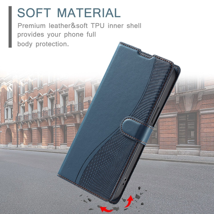 For iPhone 7 / 8 / SE 2022 Voltage Ultra-thin Dot Leather Phone Case(Blue) For iPhone 7 / 8 / SE 2022 Voltage Ultra-thin Dot Leather Phone Case(Blue)