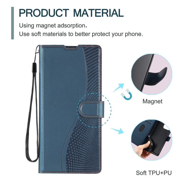 For iPhone 7 / 8 / SE 2022 Voltage Ultra-thin Dot Leather Phone Case(Blue) For iPhone 7 / 8 / SE 2022 Voltage Ultra-thin Dot Leather Phone Case(Blue)