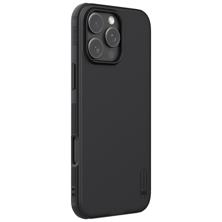 For iPhone 16 Pro Max NILLKIN Frosted Shield Pro PC + TPU Phone Case(Black) For iPhone 16 Pro Max NILLKIN Frosted Shield Pro PC + TPU Phone Case(Black)