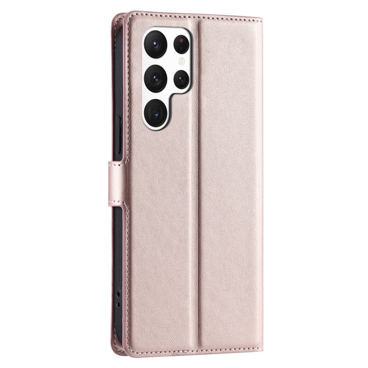 For Samsung Galaxy S24 Ultra 5G Voltage Ultra-thin Dot Leather Phone Case(Rose Gold) For Samsung Galaxy S24 Ultra 5G Voltage Ultra-thin Dot Leather Phone Case(Rose Gold)