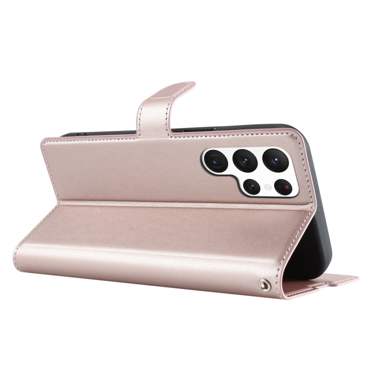 For Samsung Galaxy S24 Ultra 5G Voltage Ultra-thin Dot Leather Phone Case(Rose Gold) For Samsung Galaxy S24 Ultra 5G Voltage Ultra-thin Dot Leather Phone Case(Rose Gold)