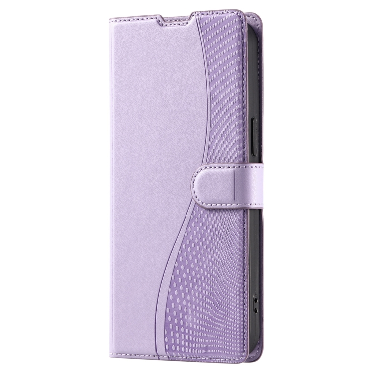 For Samsung Galaxy S24 FE 5G Voltage Ultra-thin Dot Leather Phone Case(Purple) For Samsung Galaxy S24 FE 5G Voltage Ultra-thin Dot Leather Phone Case(Purple)