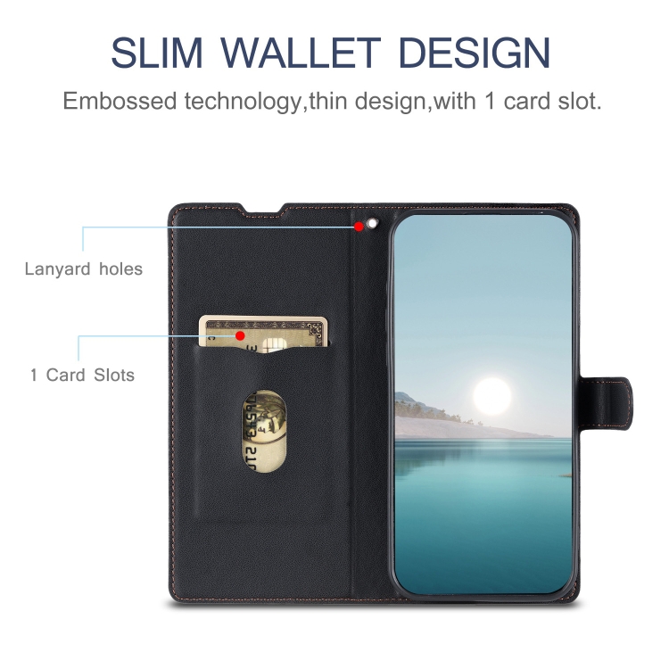 For Samsung Galaxy S23 Ultra 5G Voltage Ultra-thin Dot Leather Phone Case(Black)