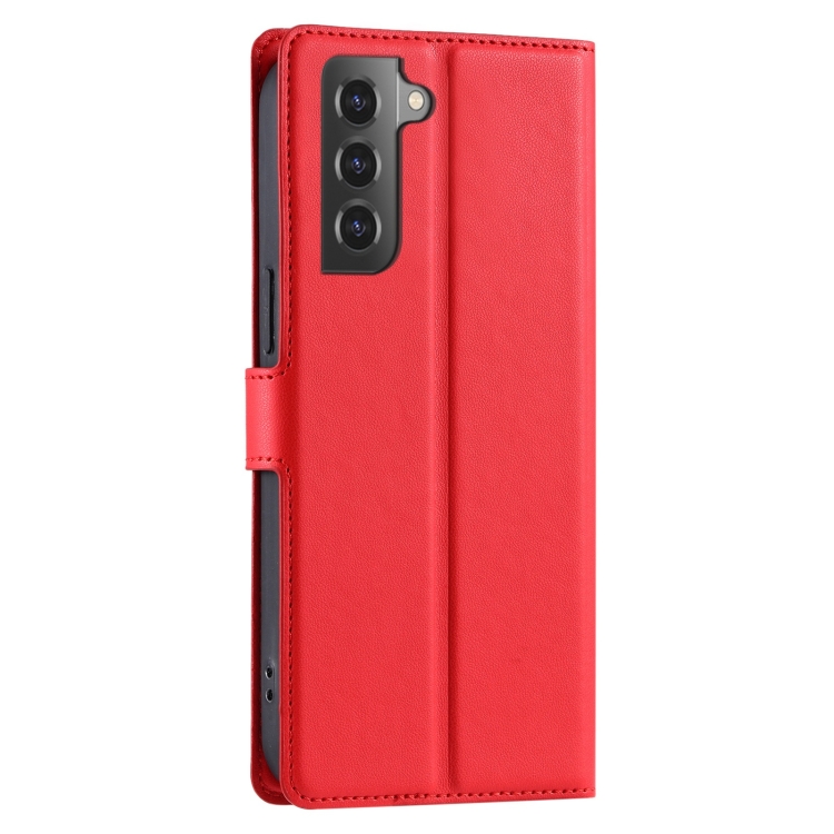 For Samsung Galaxy S22 5G Voltage Ultra-thin Dot Leather Phone Case(Red) For Samsung Galaxy S22 5G Voltage Ultra-thin Dot Leather Phone Case(Red)